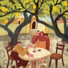 Солнце в бокале вина