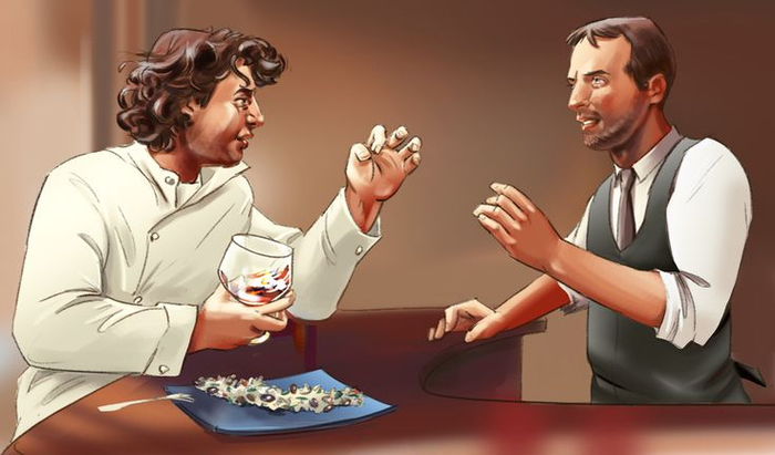 storyboard раскадровка реклама коньяка