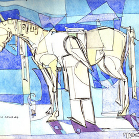 Пьеро и лошадь