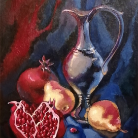 Натюрморт с гранатом