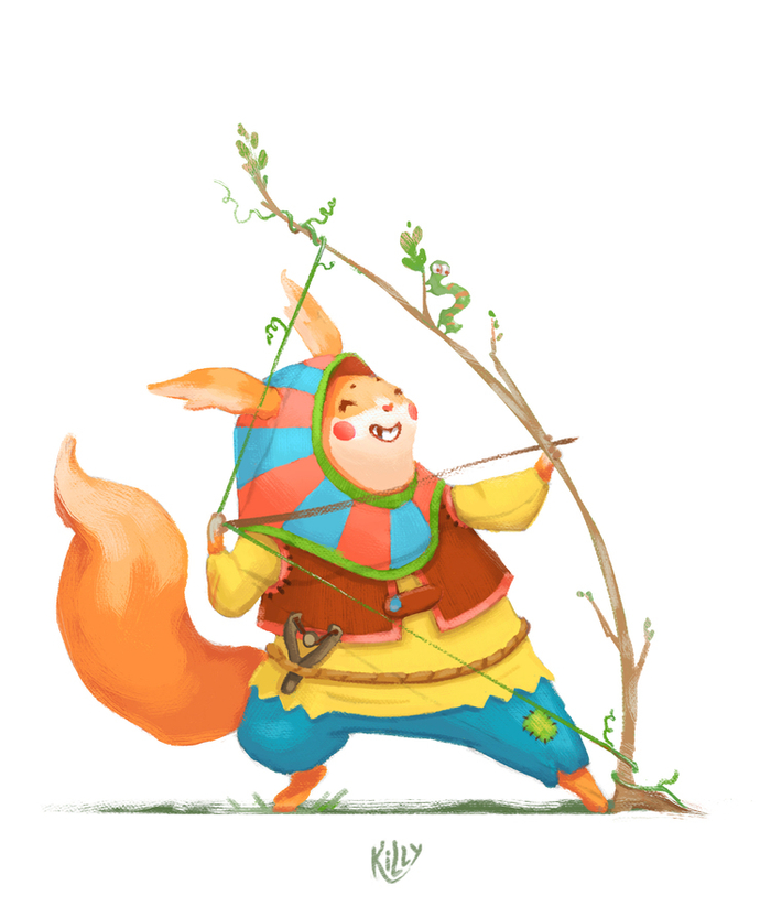 Бельчонок-пострелёнок:)