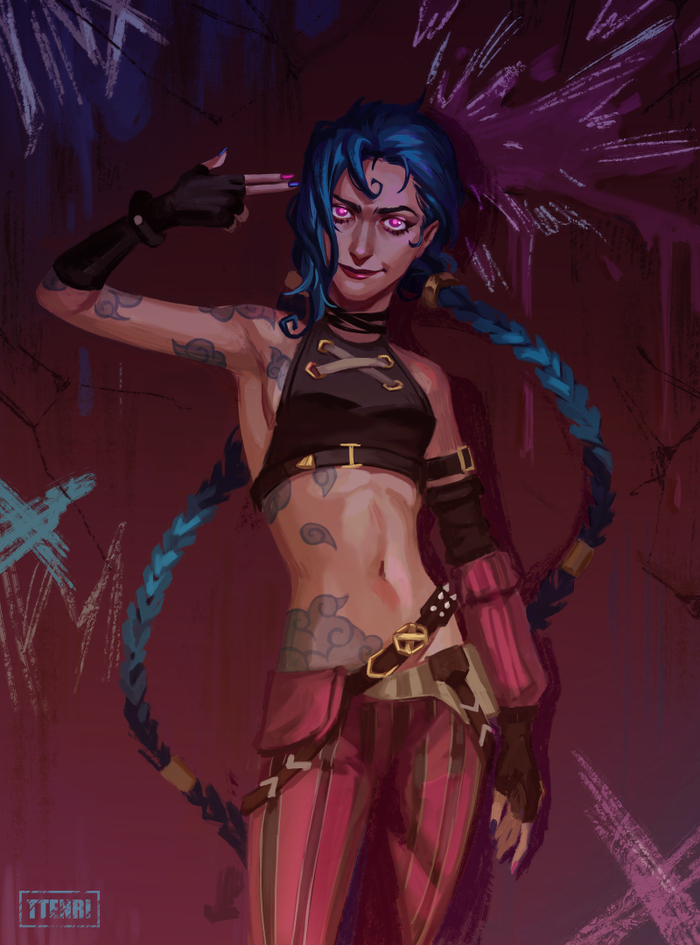 Arcane Jinx fanart