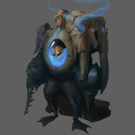 Sea warrior. Concept art