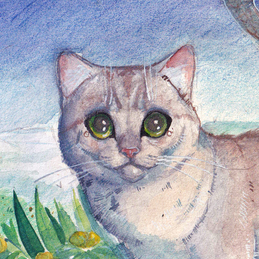 Дэнни среди цветов