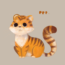 Тигр тигренок