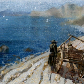 Иллюстрация к произведению Джонатана Свифта"Приключения Гулливера"