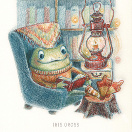 Открытка для читательского клуба