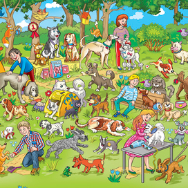 Выставка собак