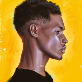 Портрет мужчины в профиль