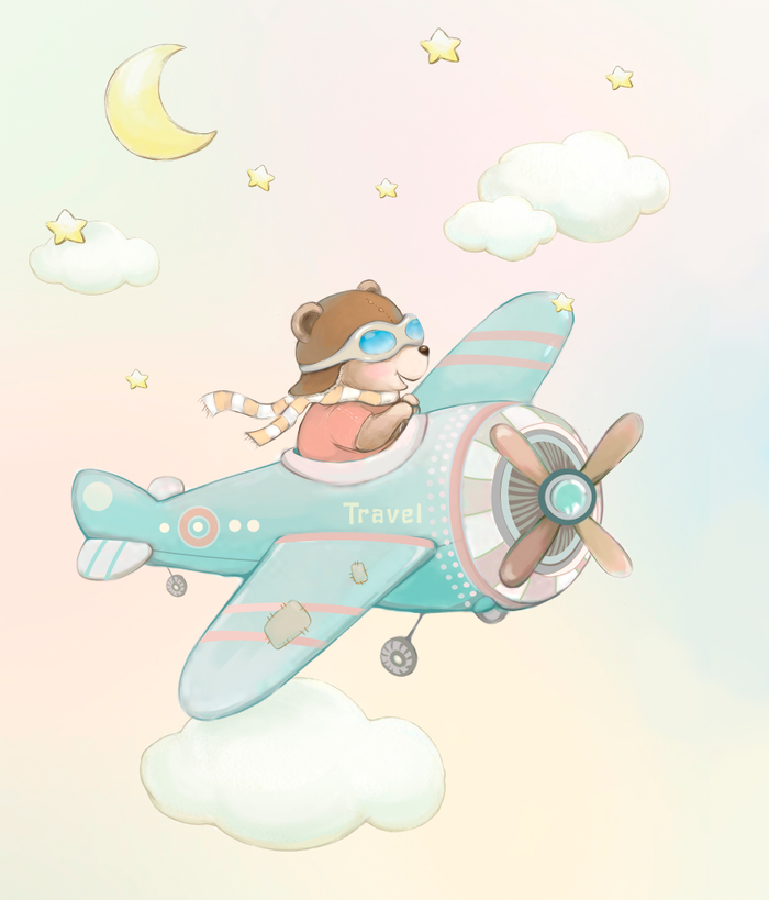 Мишка-пилот