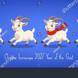 Symbol of 2027: kid, lamb, ewe