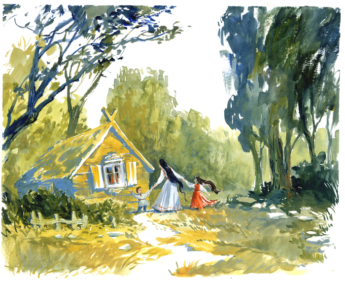 Иллюстрация к истории о Купале и Костроме