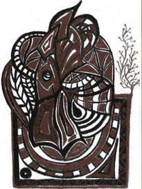 Графическая абстракция Карачевцевой Юли