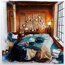 Зимний уют/интерьер