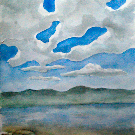 Этюд с облаками
