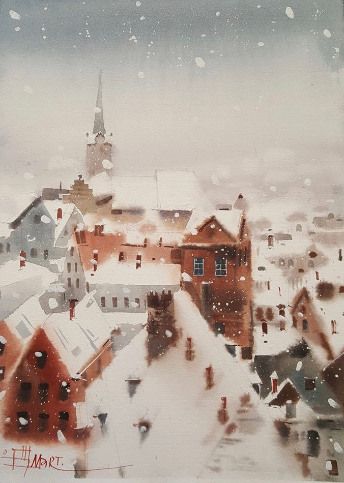 Бавария в снегу