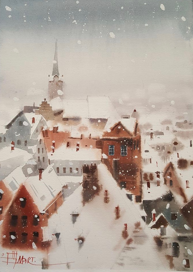 Бавария в снегу