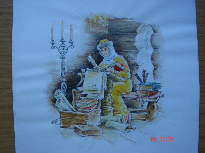 рисунок на обложку "Святая Русь" том3