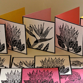 Африканские цветы. Открытки.