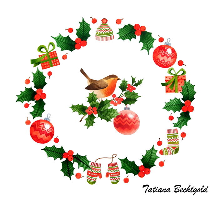 Рождественский венк  2