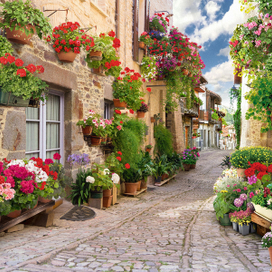 цветочная улочка