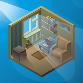 изометрическая комната