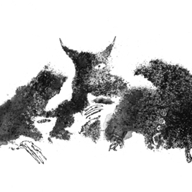 Иллюстрация к исторической повести У. Караткевіча "Дзікае паляванне караля Стаха".