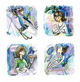 Лыжи, пицца и балет