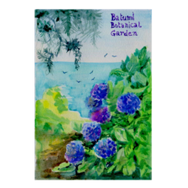 Вид на море в Ботаническом саду Батуми