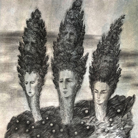 Пирамидальные тополя