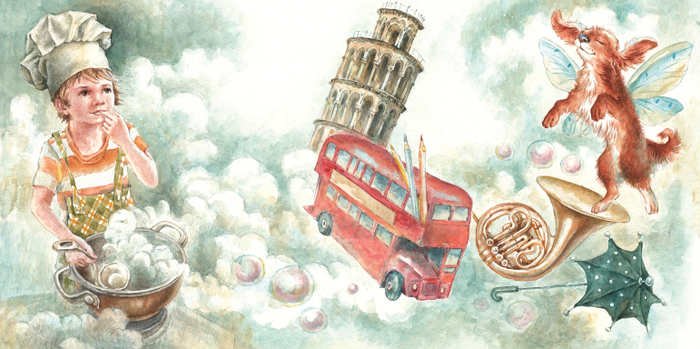 Суп из чепухи. Иллюстрация к стихотворению.