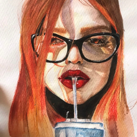 Красивая дама