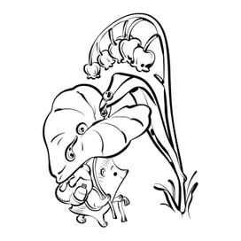 Ёжики. Раскраска