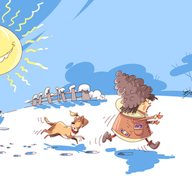 Soarele cu dinti/зимнее солнце