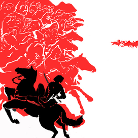 Иллюстрация ко 8й главе 1й части романа "Как закалялась сталь"