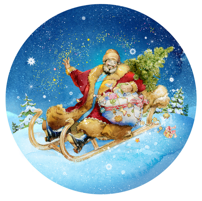 купец на санях ( заменила картинку )