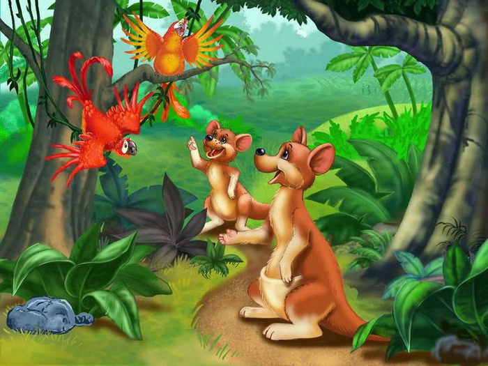 Сказка  про кенгуру