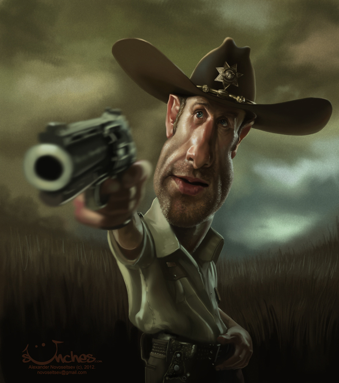 Rick Grimes из сериала "The Walking Dead"