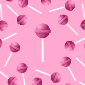 Pink lollipop