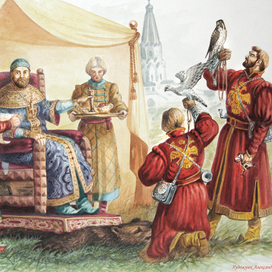 Соколиная охота...