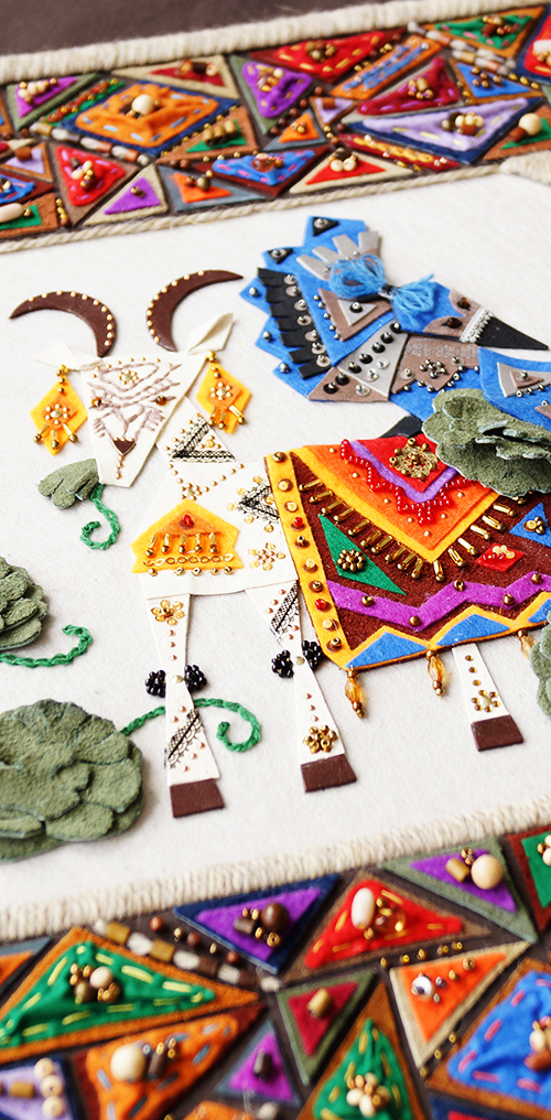 Панно. Эскиз+исполнение