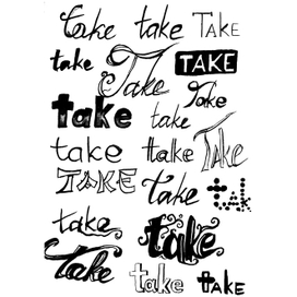 Каллиграфия Take