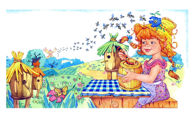Иллюстрация к детским стихам
