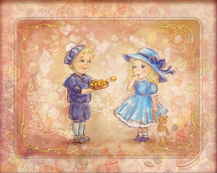 На коробку для печенья