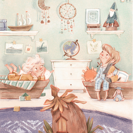 Иллюстрация для книги "Майсси из цветочного домика"