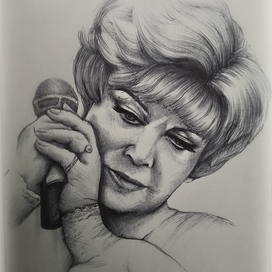 Портрет певицы