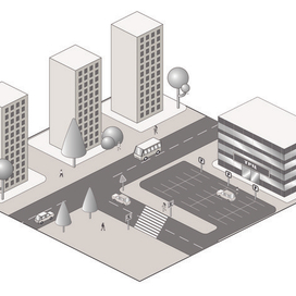 Город в изометрии