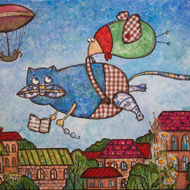 Иллюстрация к сказке "Ворона Ефросинья"