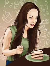 Леди с тортом