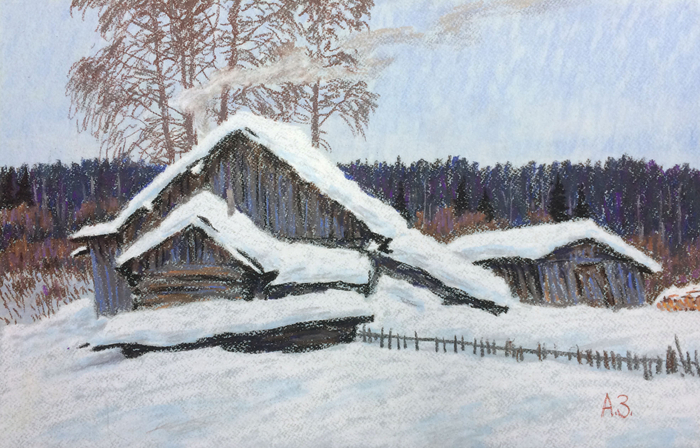 Старенький северный домик